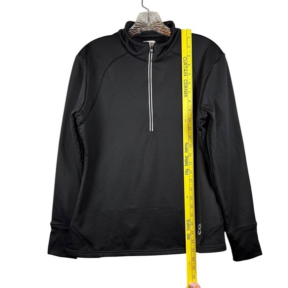 FootJoy X Barstool Sports Women's 1/4 Zip Pullover Performance, Black, Size M - Picture 4 of 9